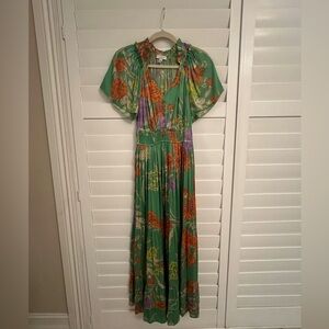 Current Air Los Angeles Woman’s floral maxi dress, size small.